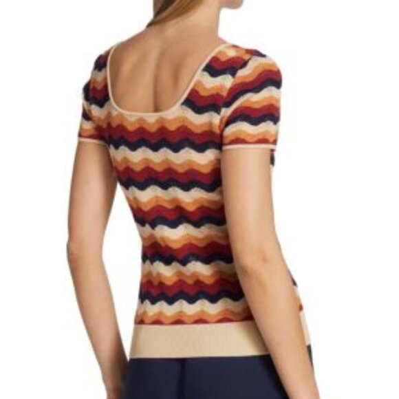 Elie Tahari The Zhuri Scalloped Knit - Size Small - Picture 3 of 3